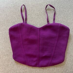 Babaton Fuchsia Strappy Top